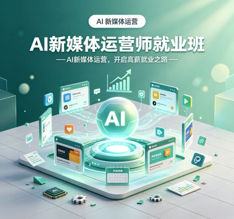 AI新媒体运营师就业班